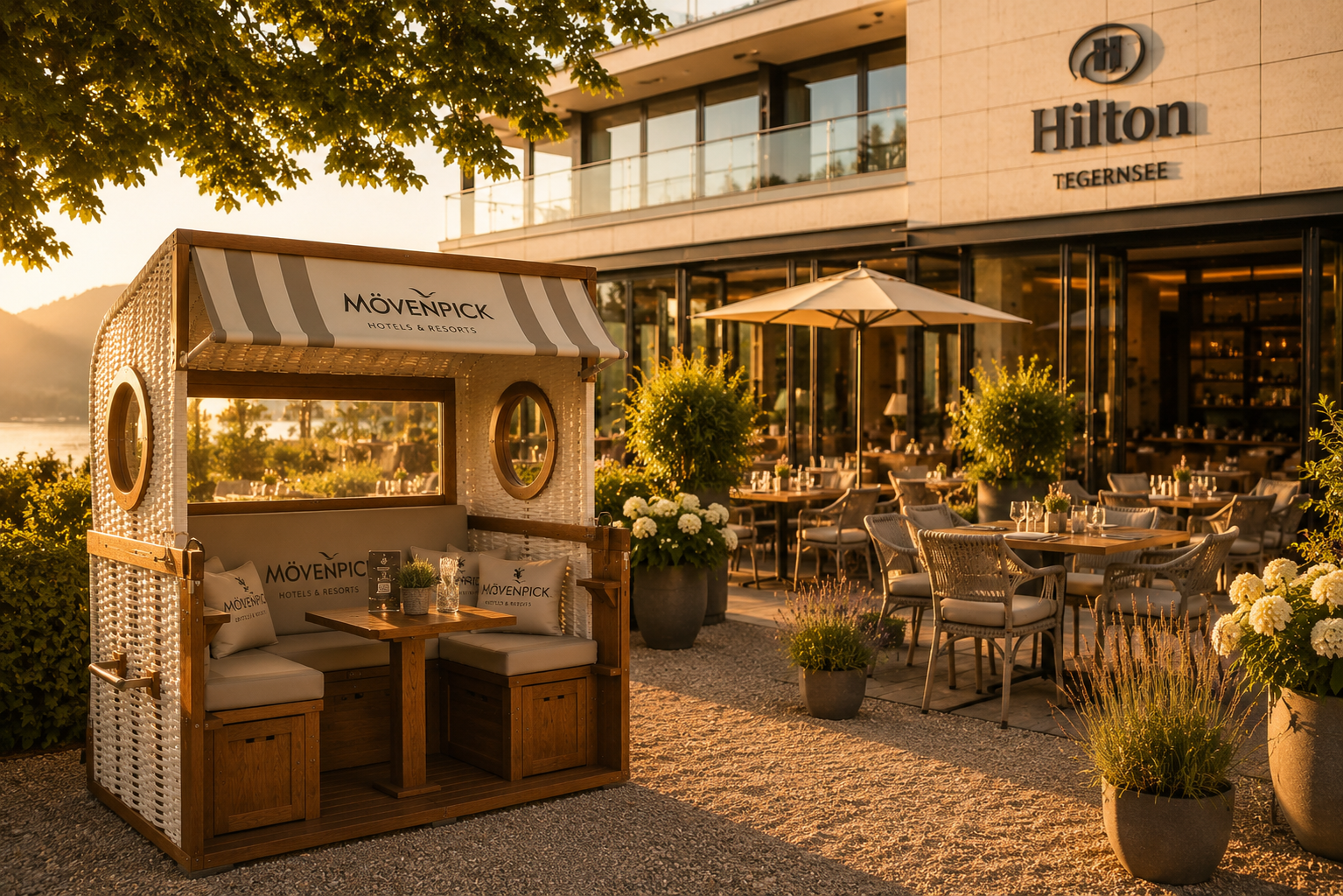 Gosch-Lounge im Einsatz